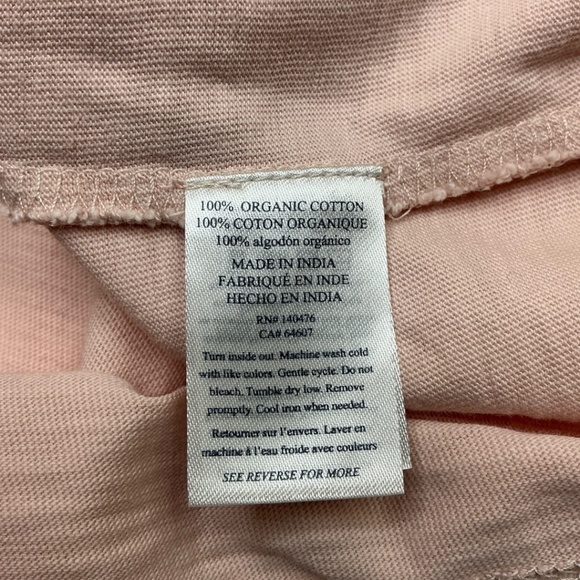 Faherty Sunwashed Crew‎ Tee Peach Whip - Picture 6 of 11